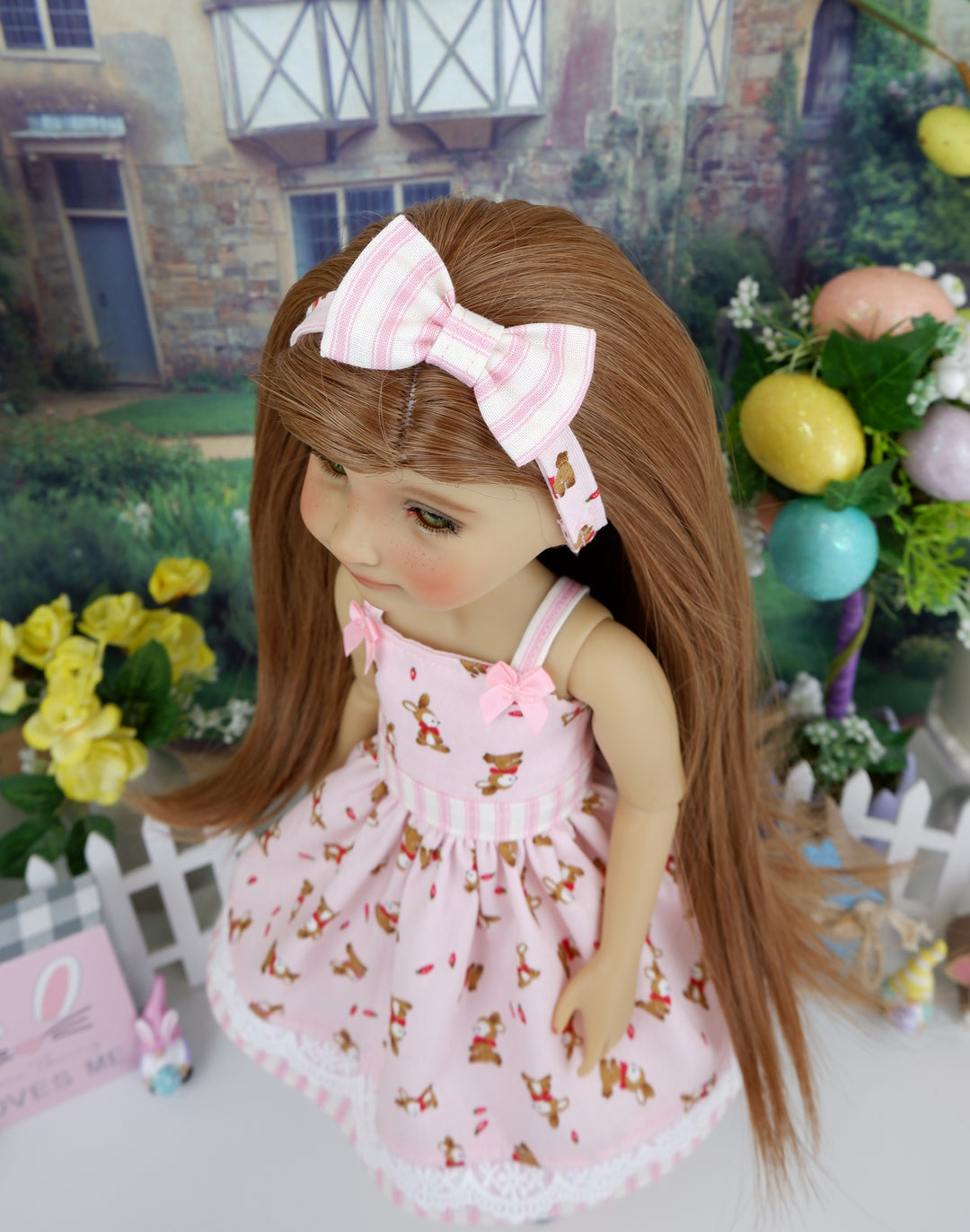 Baby Bunny Pink - dress with shoes for Ruby Red Fashion Friends doll