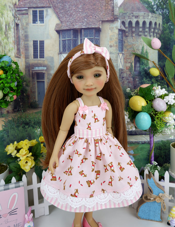 Baby Bunny Pink - dress with shoes for Ruby Red Fashion Friends doll