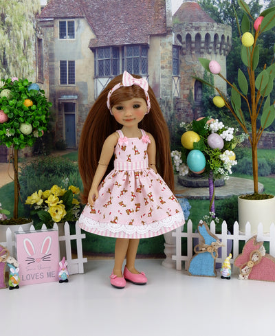 Baby Bunny Pink - dress with shoes for Ruby Red Fashion Friends doll