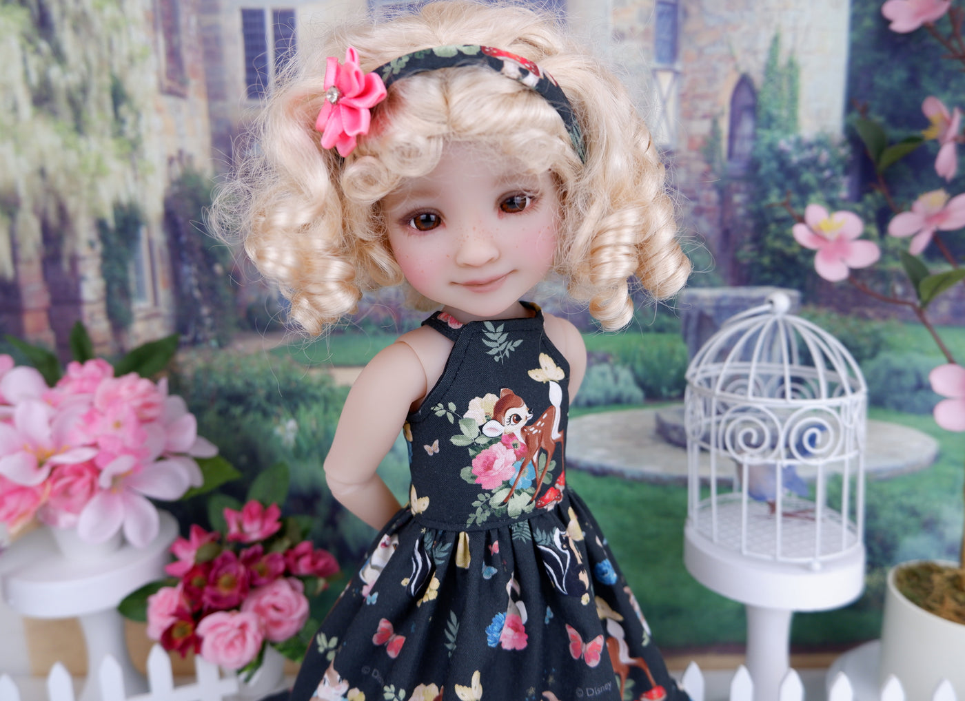 Bambi & Friends - dress with sandals for Ruby Red Fashion Friends doll