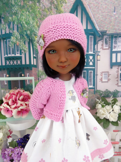 Bambi & Thumper - dress and sweater with shoes for Ruby Red Fashion Friends doll