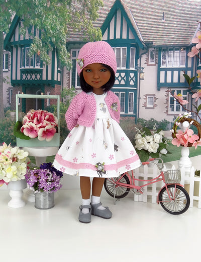 Bambi & Thumper - dress and sweater with shoes for Ruby Red Fashion Friends doll