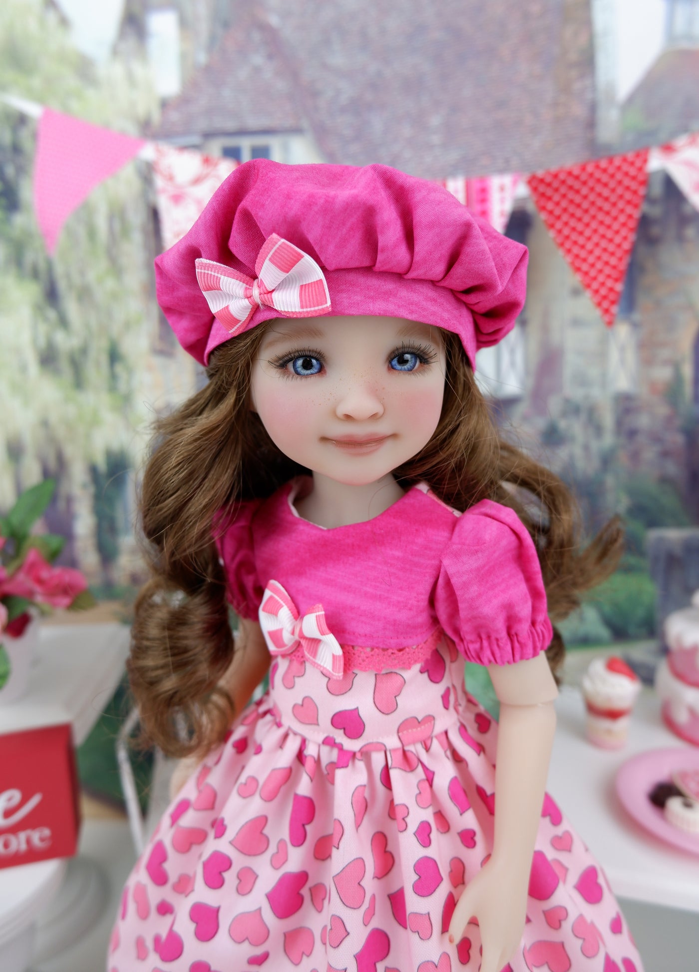 Be Still My Heart - dress with shoes for Ruby Red Fashion Friends doll