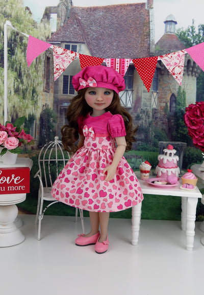 Be Still My Heart - dress with shoes for Ruby Red Fashion Friends doll