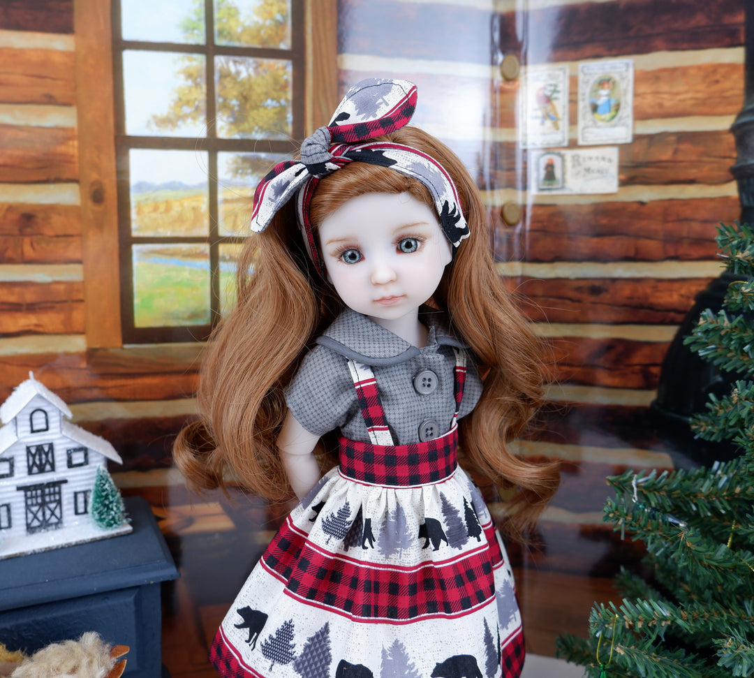 Bear Country - blouse & jumper with boots for Ruby Red Fashion Friends doll