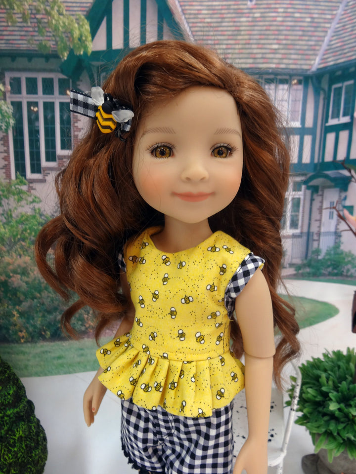 Bee Line - top & shorts for Ruby Red Fashion Friends doll