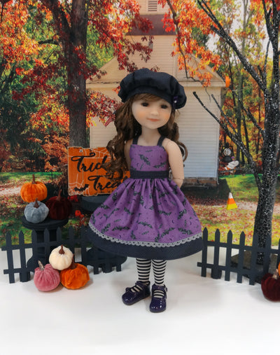 Bitty Bat - dress & sweater for Ruby Red Fashion Friends doll