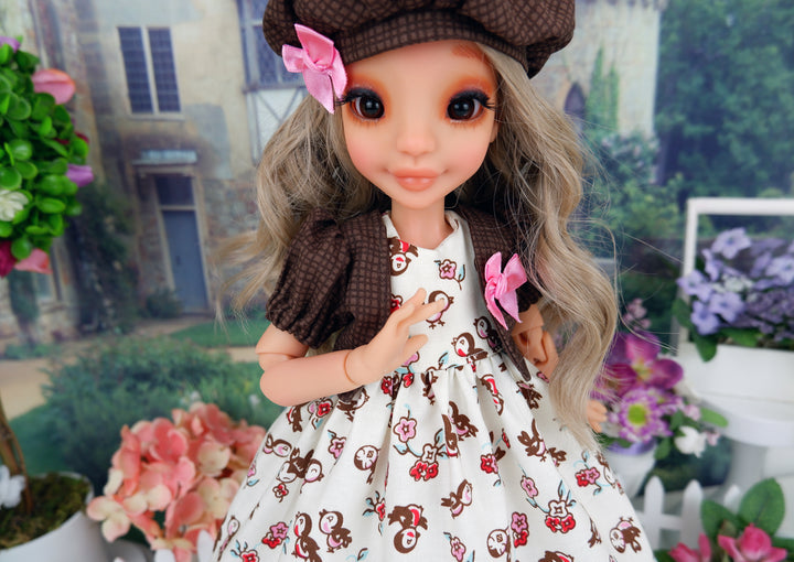 Bitty Bird - dress with shoes for Ava BJD doll