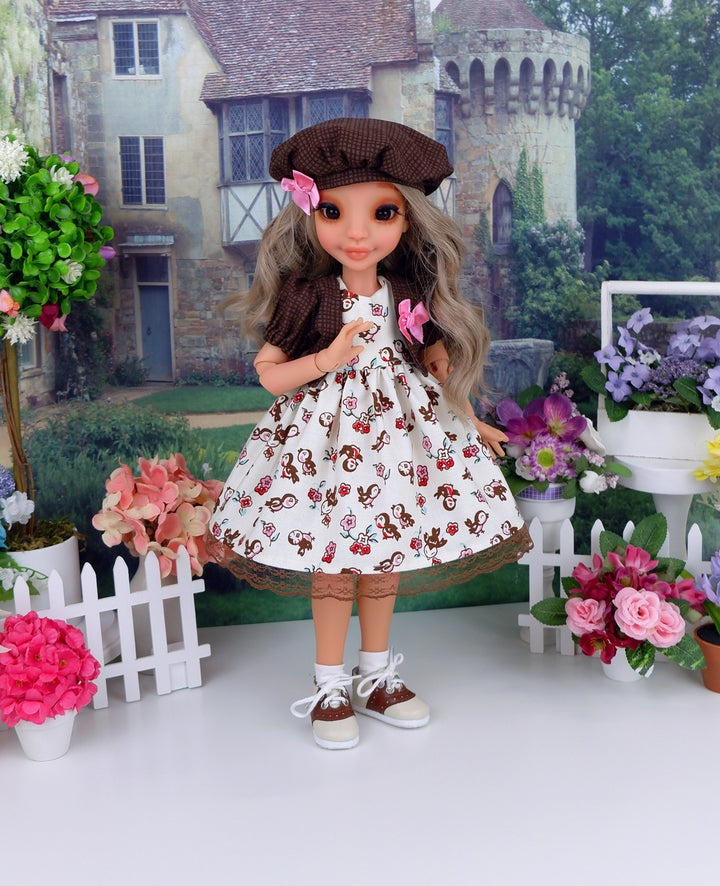 Bitty Bird - dress with shoes for Ava BJD doll