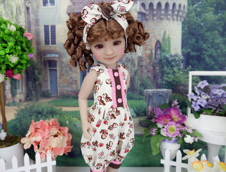 Bitty Bird - romper with boots for Ruby Red Fashion Friends doll