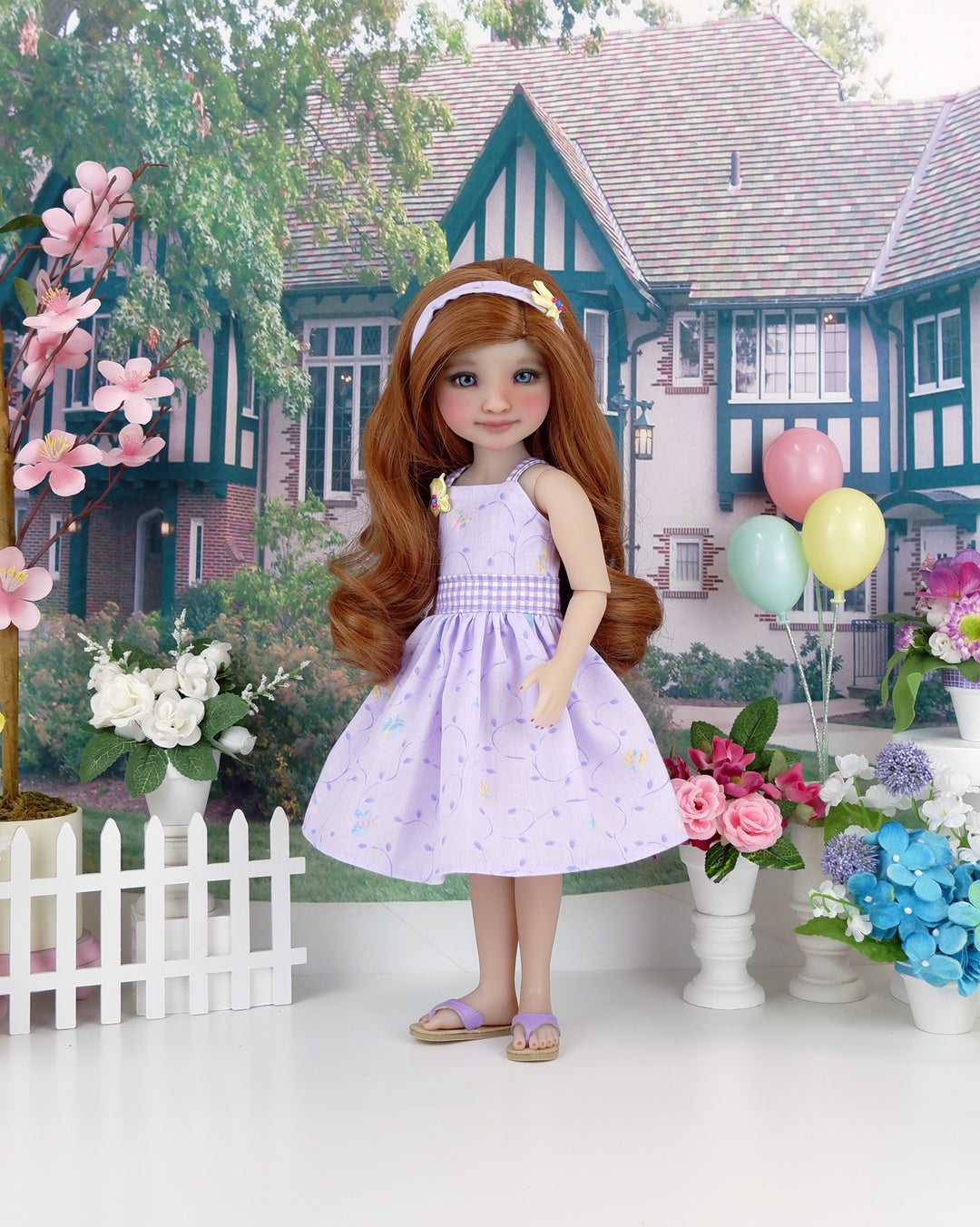 Bitty Butterfly - dress with shoes for Ruby Red Fashion Friends doll