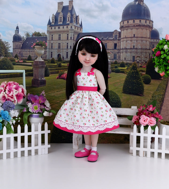 Bitty Summer Rose - dress with shoes for Ruby Red Fashion Friends doll