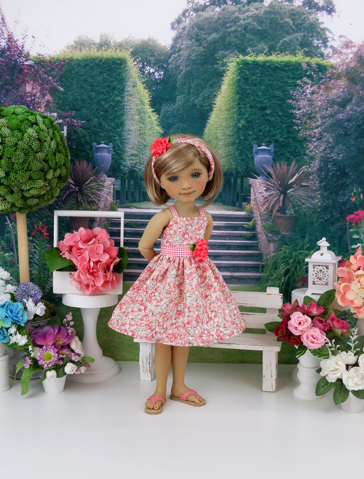 Blooms in Blush - dress with shoes for Ruby Red Fashion Friends doll