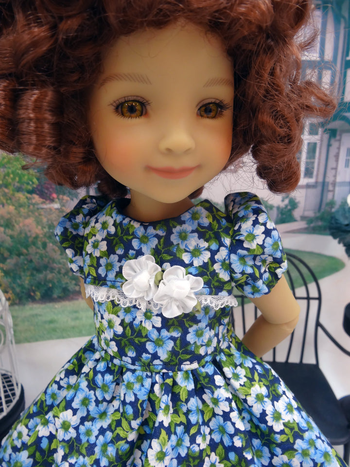 Blue Monday - dress for Ruby Red Fashion Friends doll