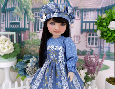 Blue Rose - dress with shoes for Ruby Red Fashion Friends doll