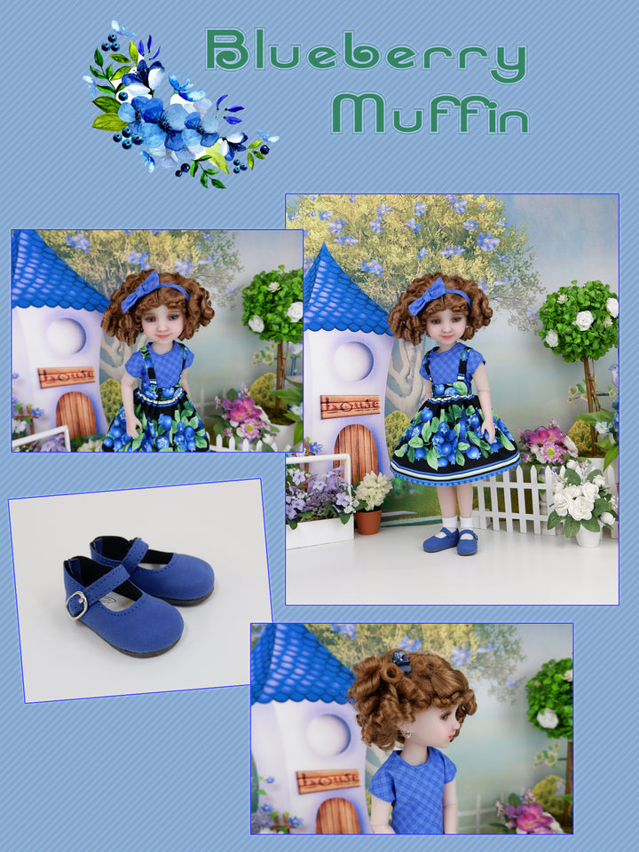 Blueberry Muffin - custom blueberry theme Ruby Red Fashion Friend doll & wardrobe