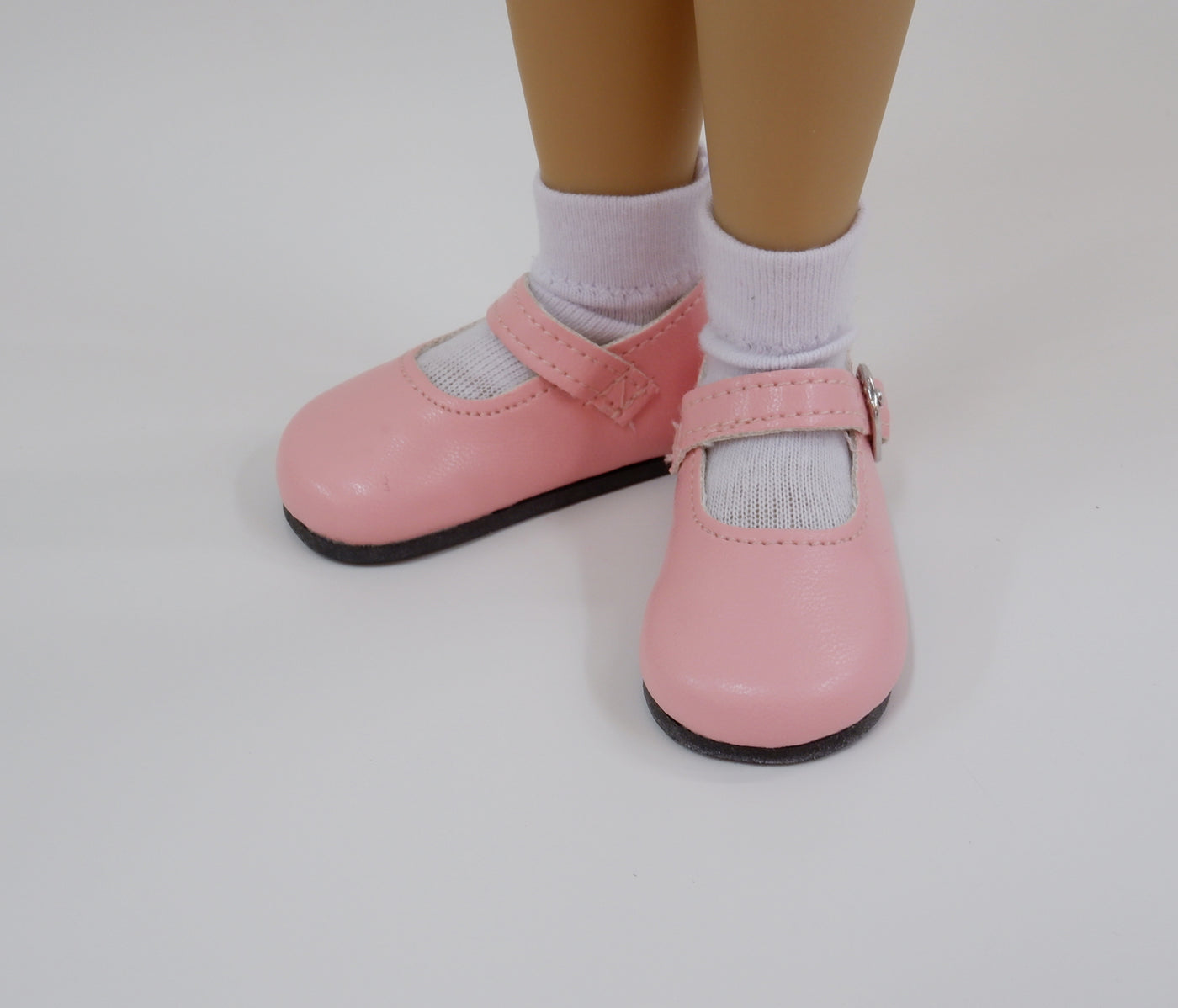 Simple Mary Jane Shoes - Blush Pink