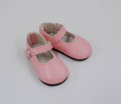 Simple Mary Jane Shoes - Blush Pink