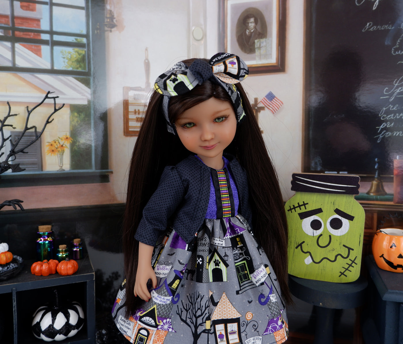 Boo-tique - dress and jacket with boots for Ruby Red Fashion Friends doll