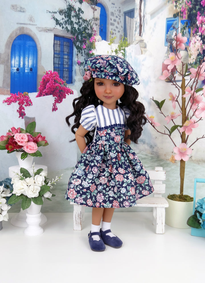 Botanical Beauty - dress and shoes for Ruby Red Fashion Friends doll