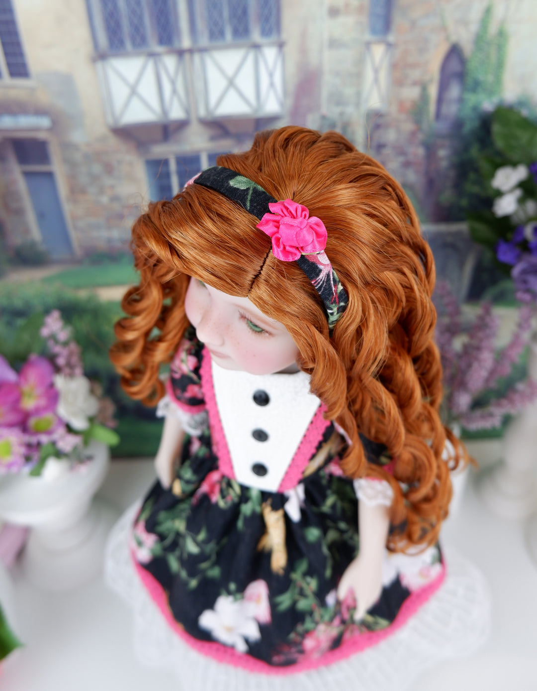 Botanicals in Bloom - dress with shoes for Ruby Red Fashion Friends doll