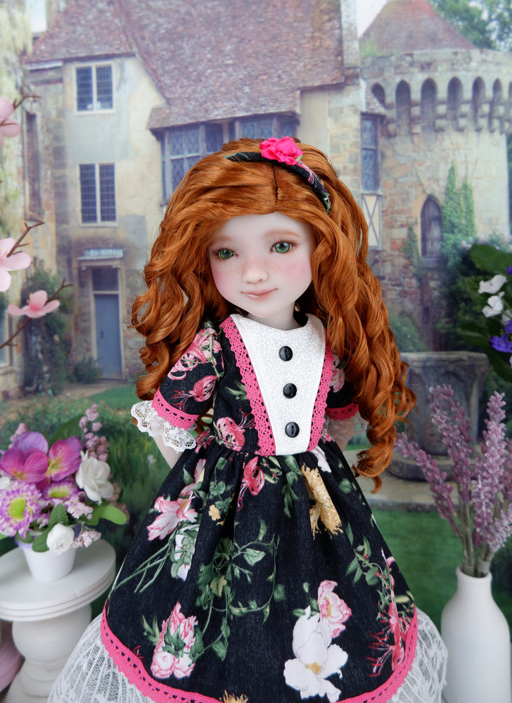 Botanicals in Bloom - dress with shoes for Ruby Red Fashion Friends doll