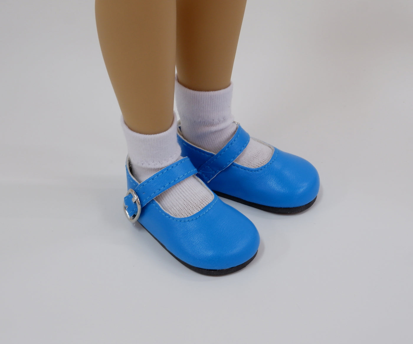 FACTORY SECONDS Simple Mary Jane Shoes - Bright Blue