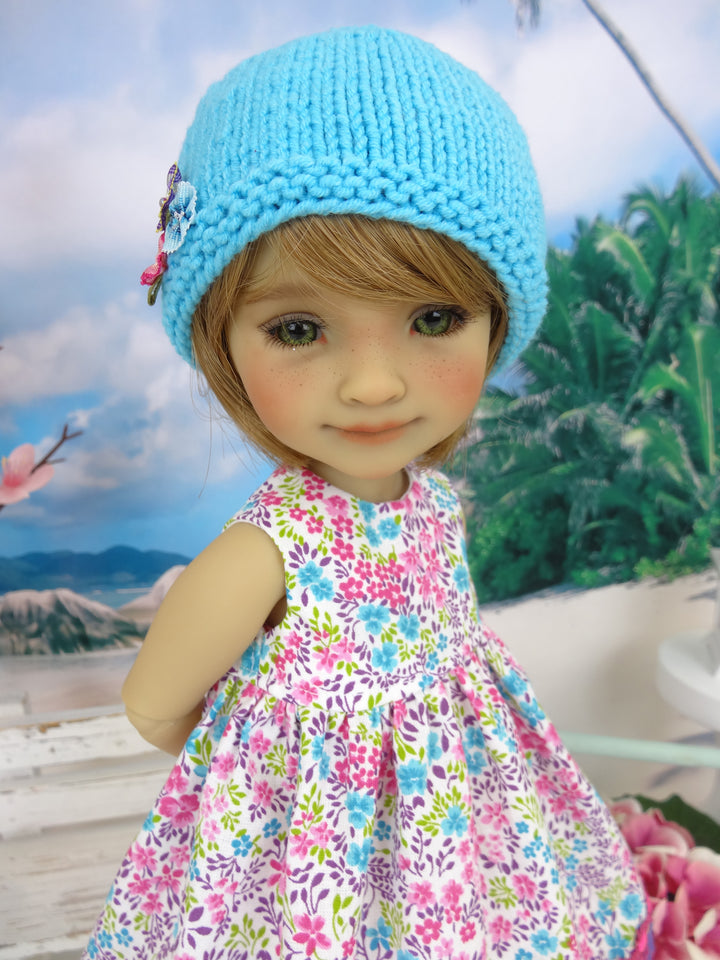 Bright Spring - dress and sweater with shoes for Ruby Red Fashion Friends doll