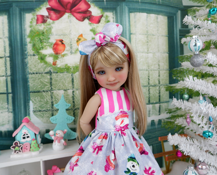 Build A Snowman - dress with boots for Ruby Red Fashion Friends doll