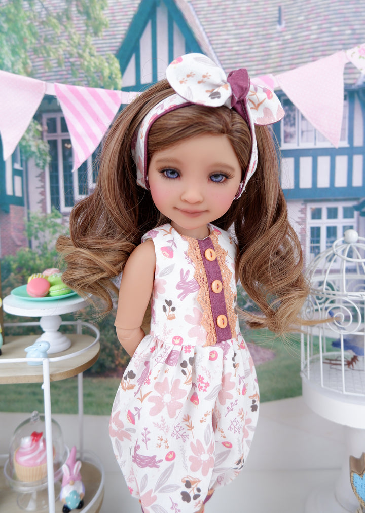Bunny Fields - romper with boots for Ruby Red Fashion Friends doll