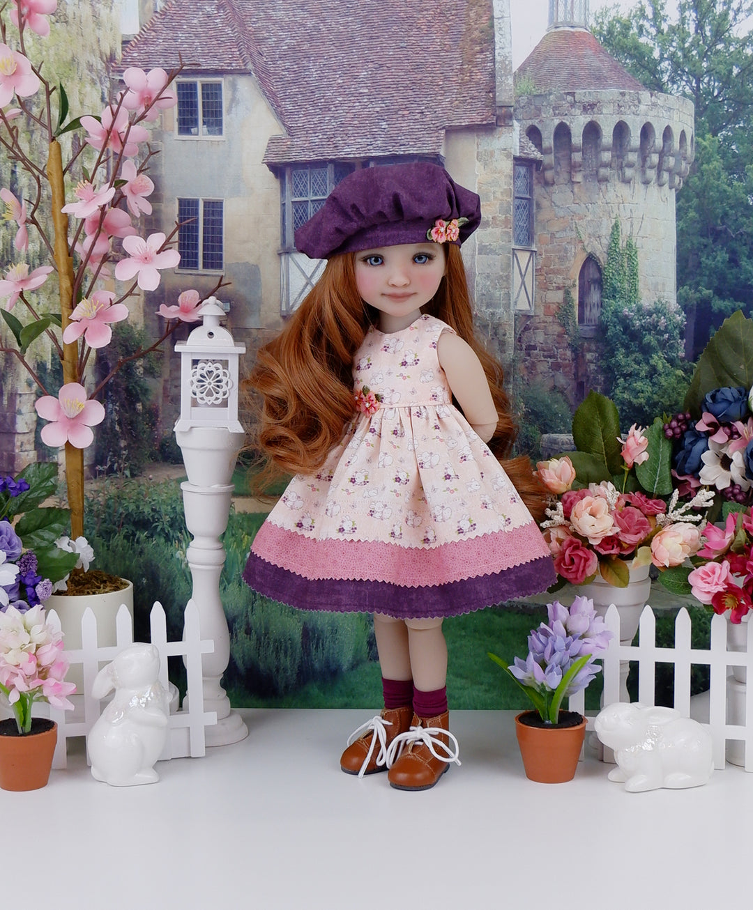 Bunny Love - dress with boots for Ruby Red Fashion Friends doll