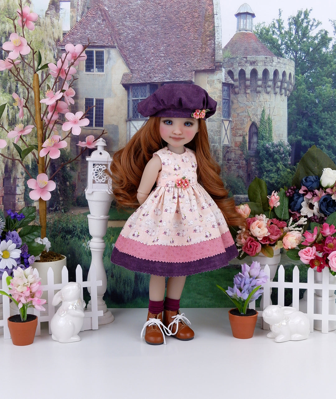 Bunny Love - dress with boots for Ruby Red Fashion Friends doll