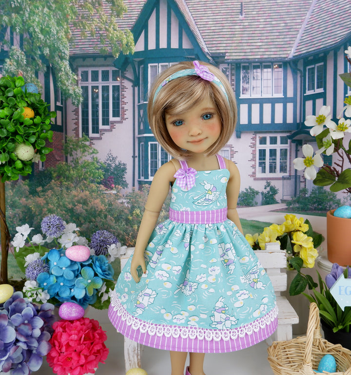 Bunny Pond - dress with shoes for Ruby Red Fashion Friends doll