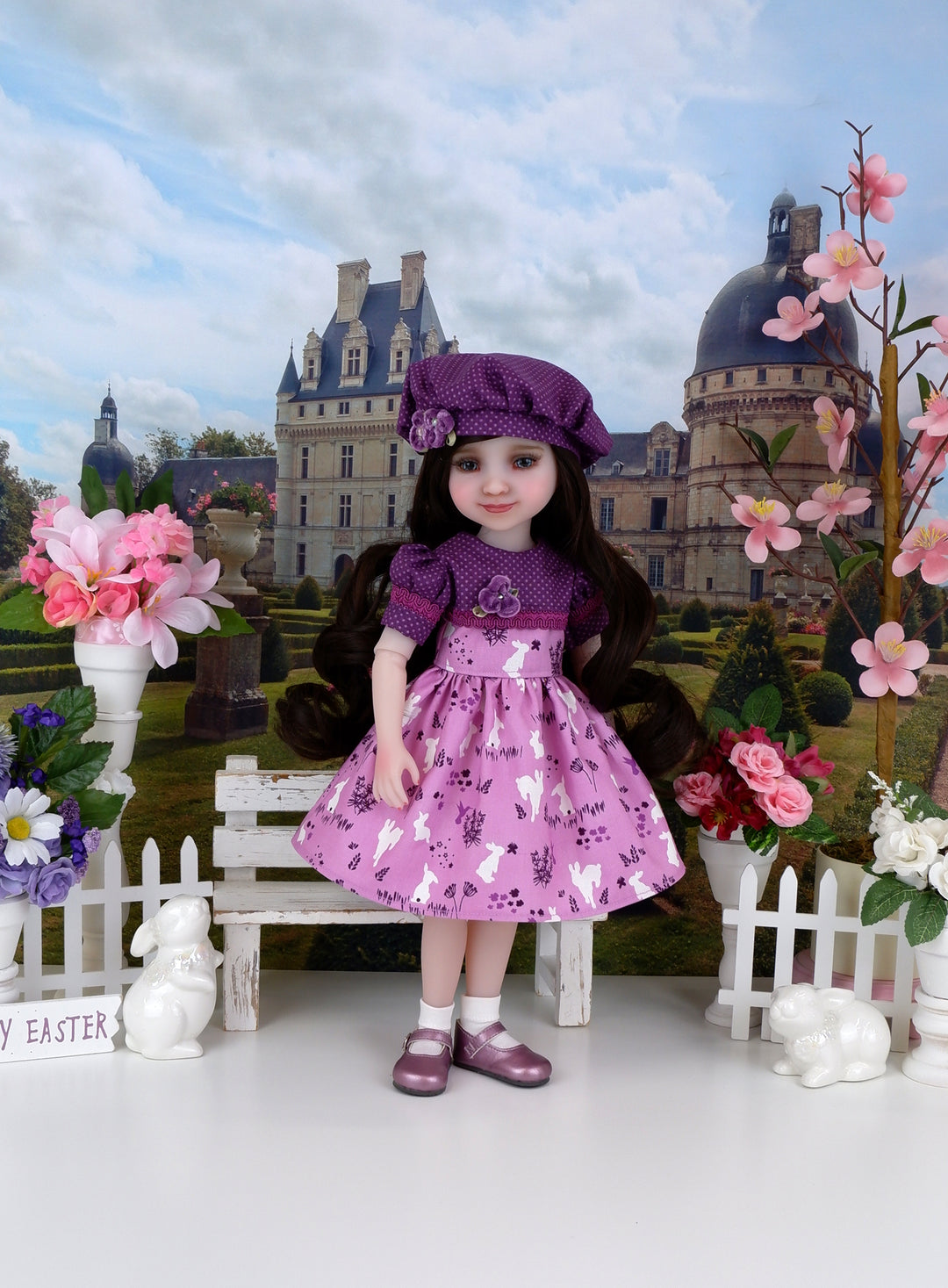 Bunny Shadow - dress and shoes for Ruby Red Fashion Friends doll