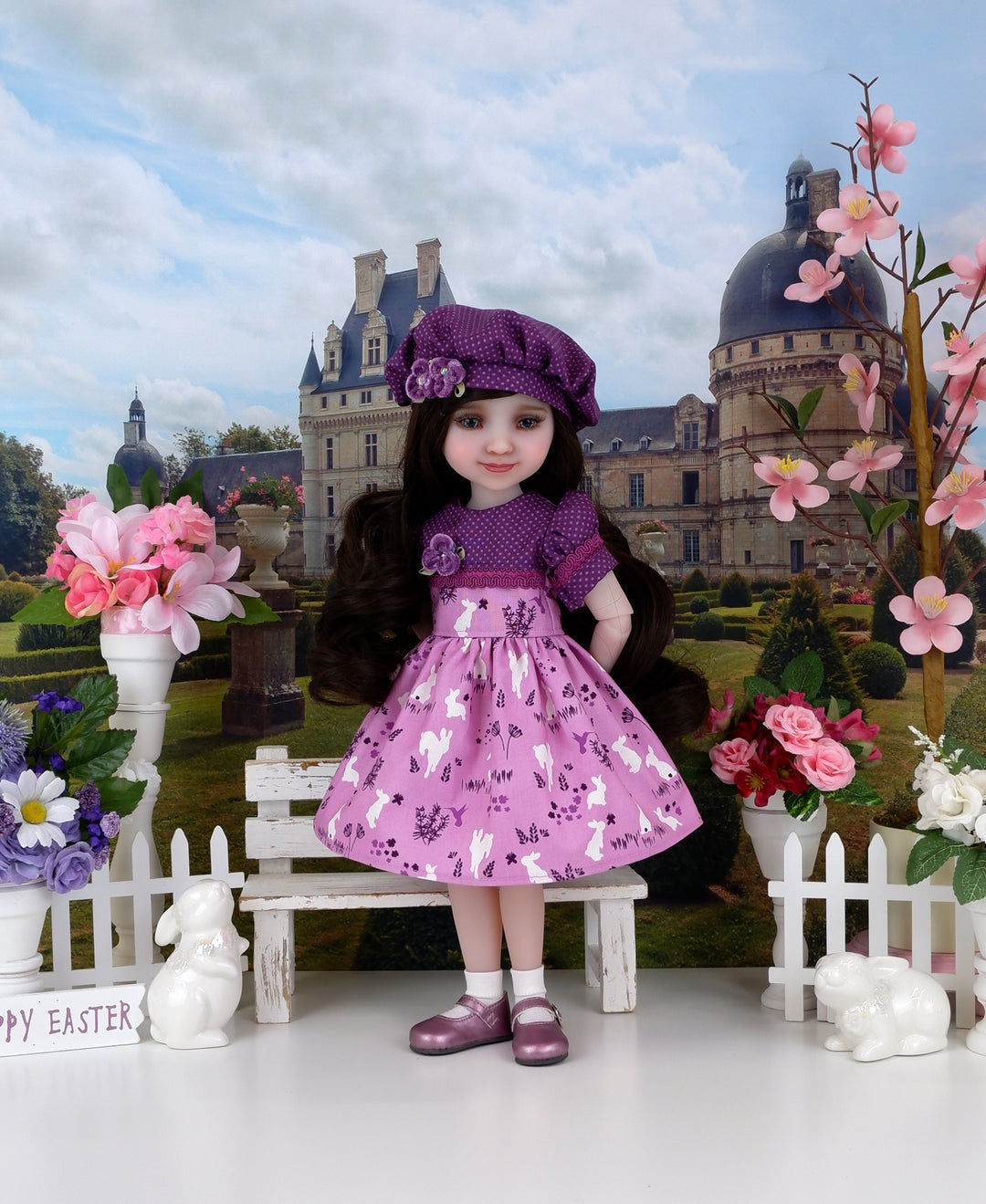 Bunny Shadow - dress and shoes for Ruby Red Fashion Friends doll