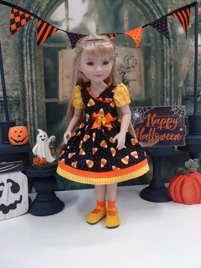 Candy Corn 2 - dress with shoes for Ruby Red Fashion Friends doll