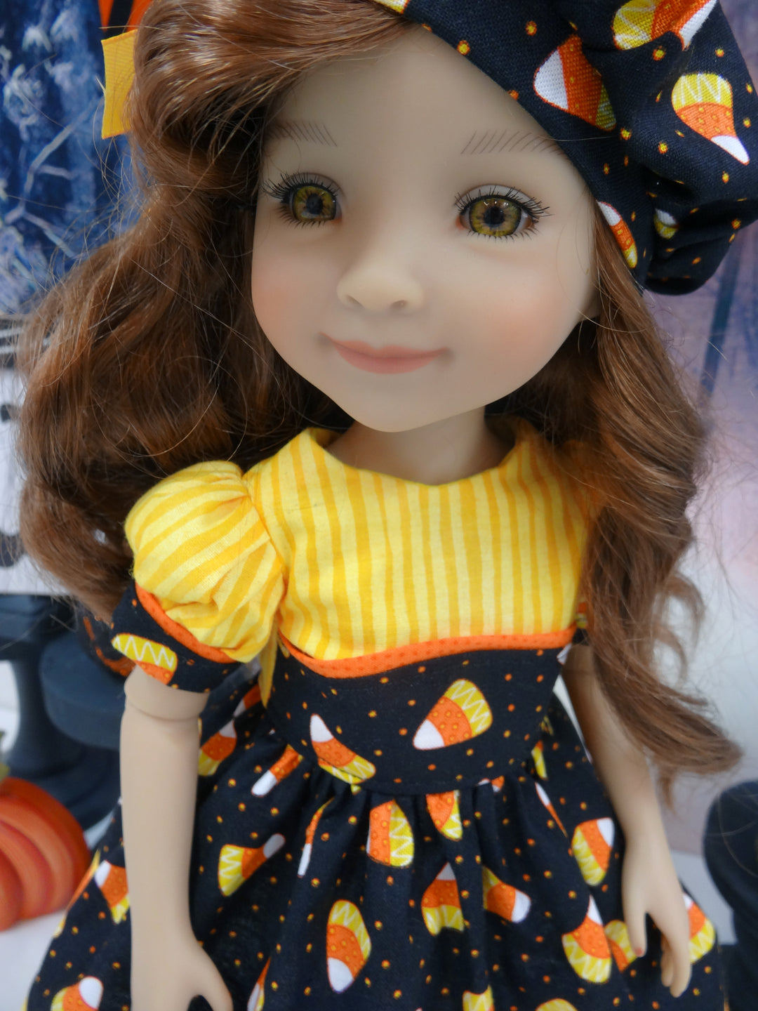 Candy Corn Cutie - dress for Ruby Red Fashion Friends doll