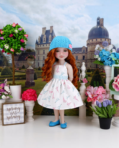 C'est La Vie - dress and sweater set with shoes for Ruby Red Fashion Friends doll