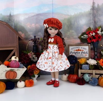 Chai & Pie - dress with shoes for Ruby Red Fashion Friends doll