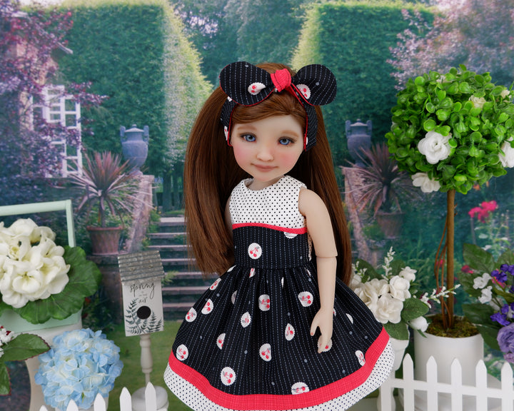 Cherry on Top - dress with saddle shoes for Ruby Red Fashion Friends doll