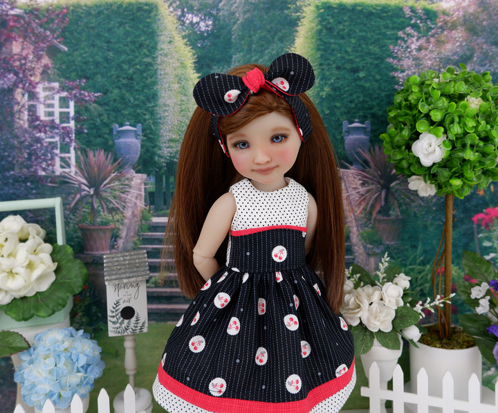 Cherry on Top - dress with saddle shoes for Ruby Red Fashion Friends doll