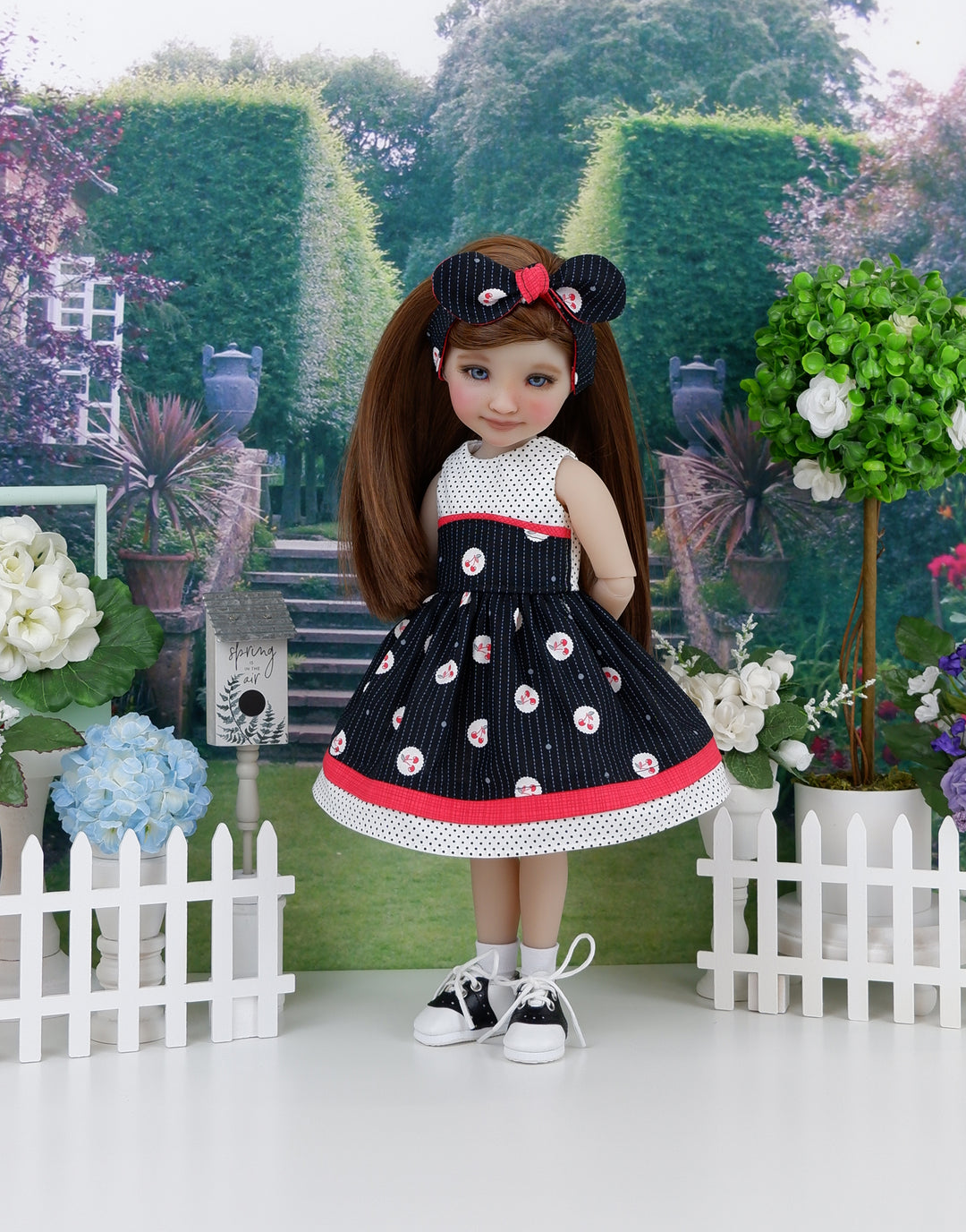 Cherry on Top - dress with saddle shoes for Ruby Red Fashion Friends doll