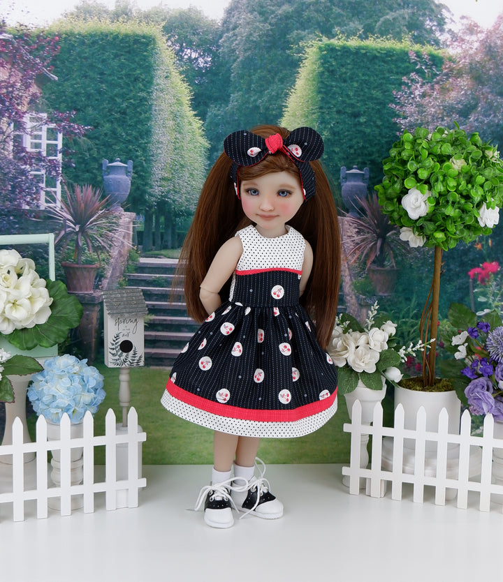 Cherry on Top - dress with saddle shoes for Ruby Red Fashion Friends doll