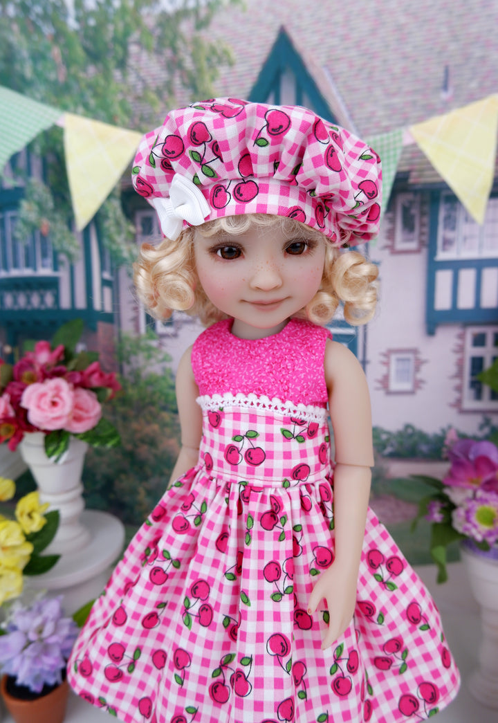 Cherries Jubilee - dress with shoes for Ruby Red Fashion Friends doll