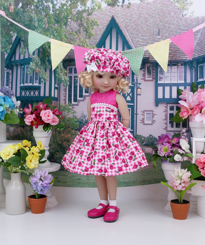 Cherries Jubilee - dress with shoes for Ruby Red Fashion Friends doll
