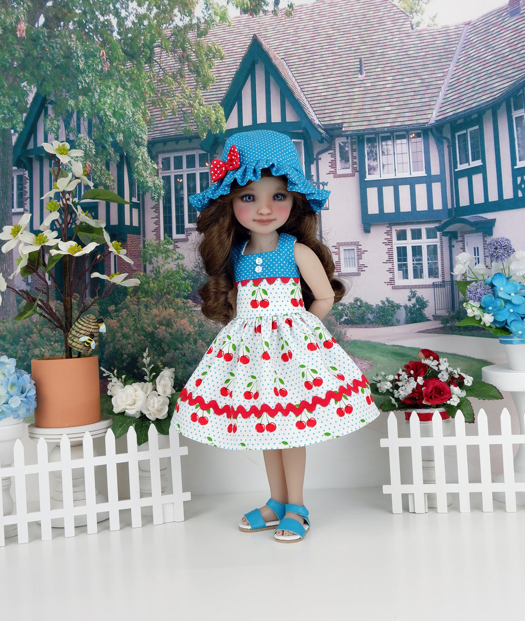 Cherry Sweet - dress with shoes for Ruby Red Fashion Friends doll
