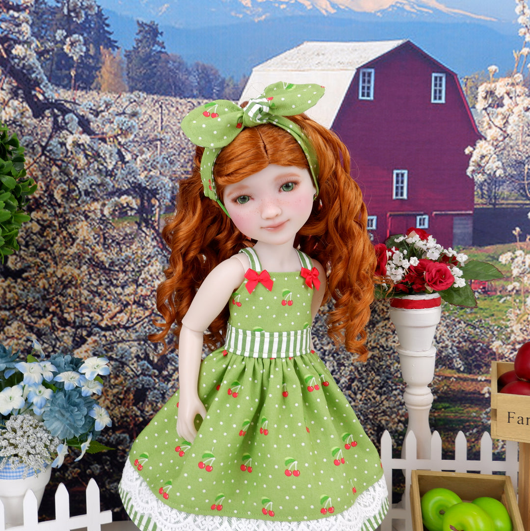Cherry Tart - dress with shoes for Ruby Red Fashion Friends doll
