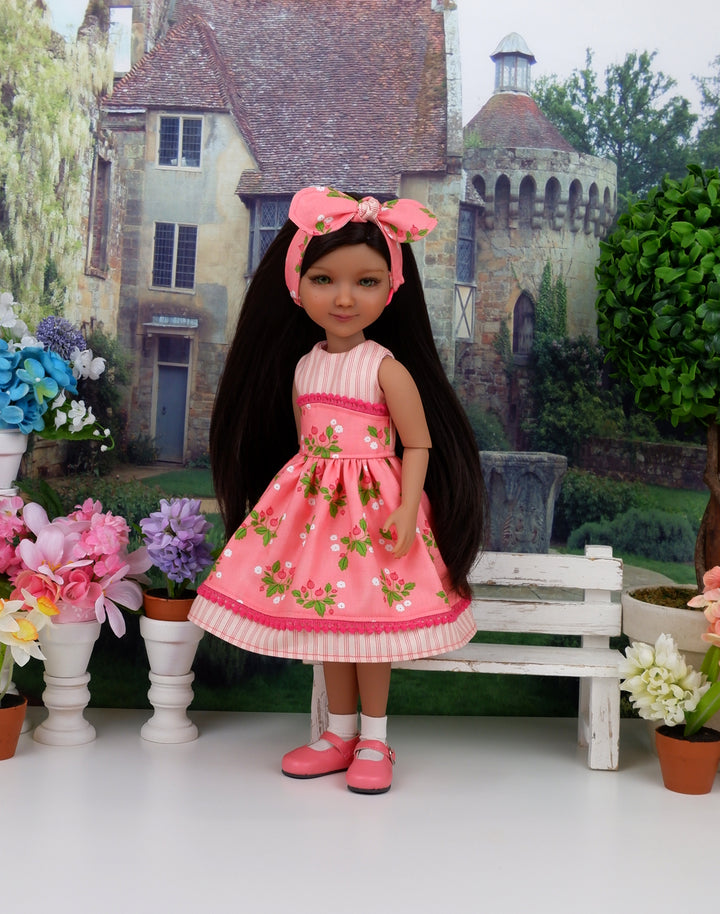 Chinese Lanterns - dress and shoes for Ruby Red Fashion Friends doll