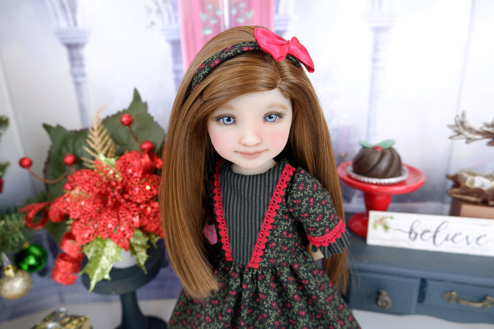 Christmas at Midnight - dress with boots for Ruby Red Fashion Friends doll