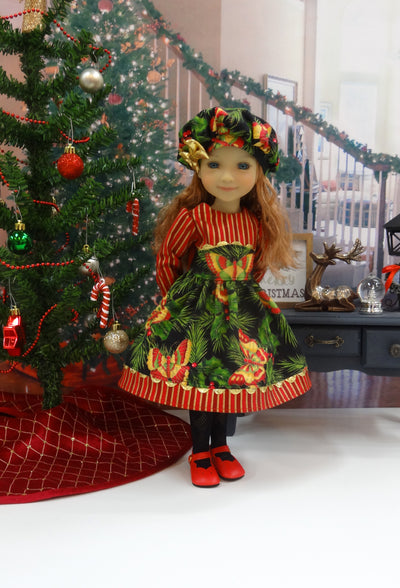 Christmas Butterfly - dress ensemble for Ruby Red Fashion Friends doll